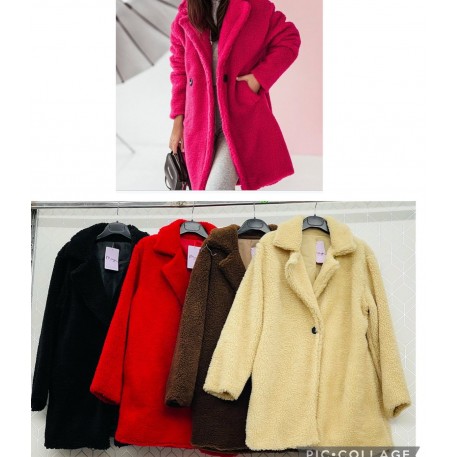 Italian women's coat BP08.11(57)-Women's Clothes-LAMIA FASHION Sp.zo.o.