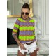 Colorful sweater with long sleeves