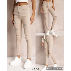 Spodnie jeans damskie